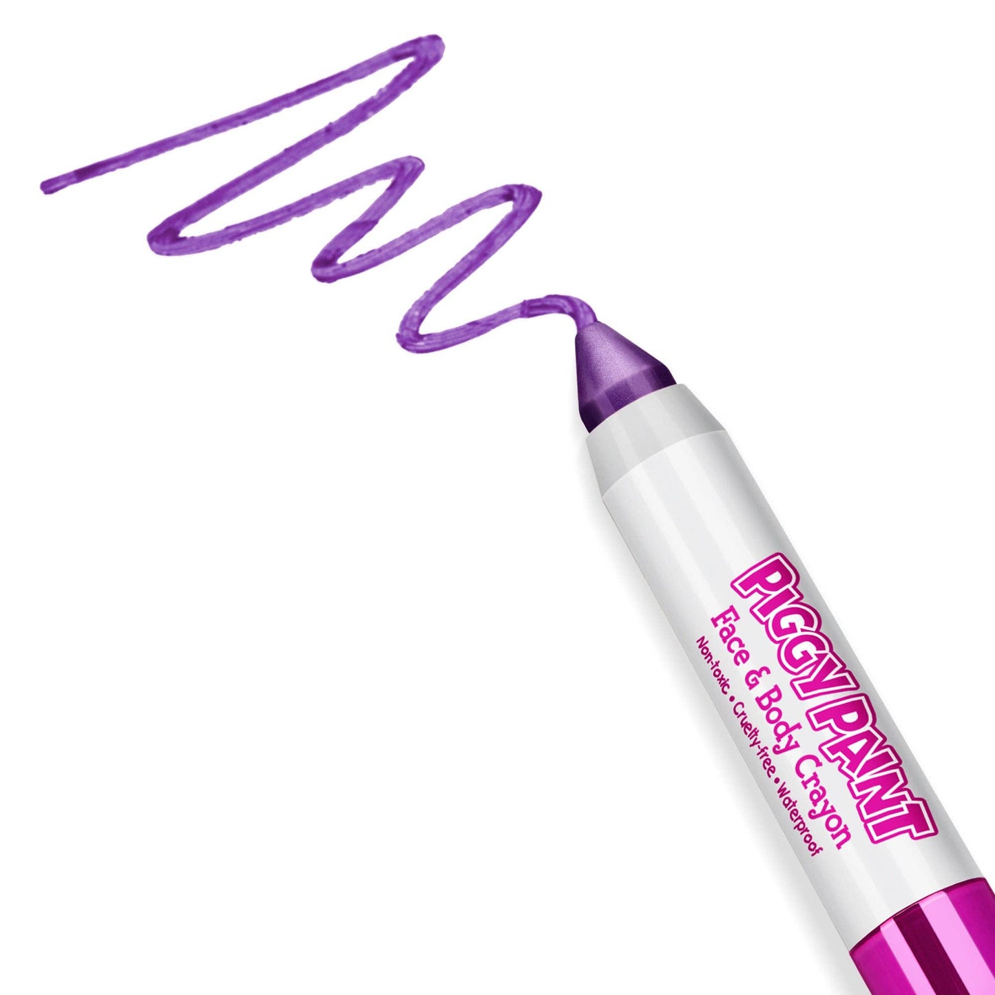 face + body crayon - purple party
