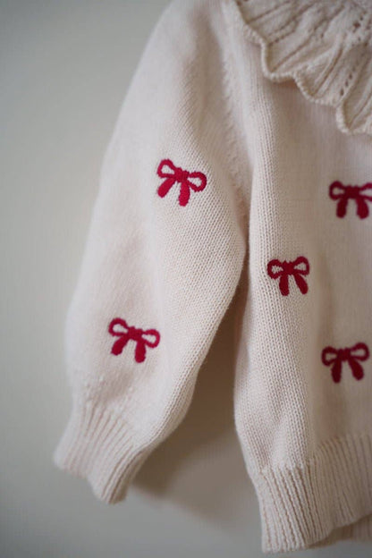bow cardigan