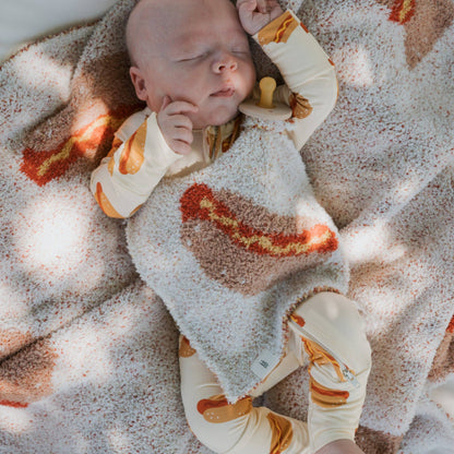 bamboo zip pajamas | hot dogs