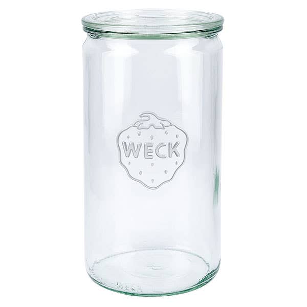 WECK®, cylindrical glass jar, 1590ml