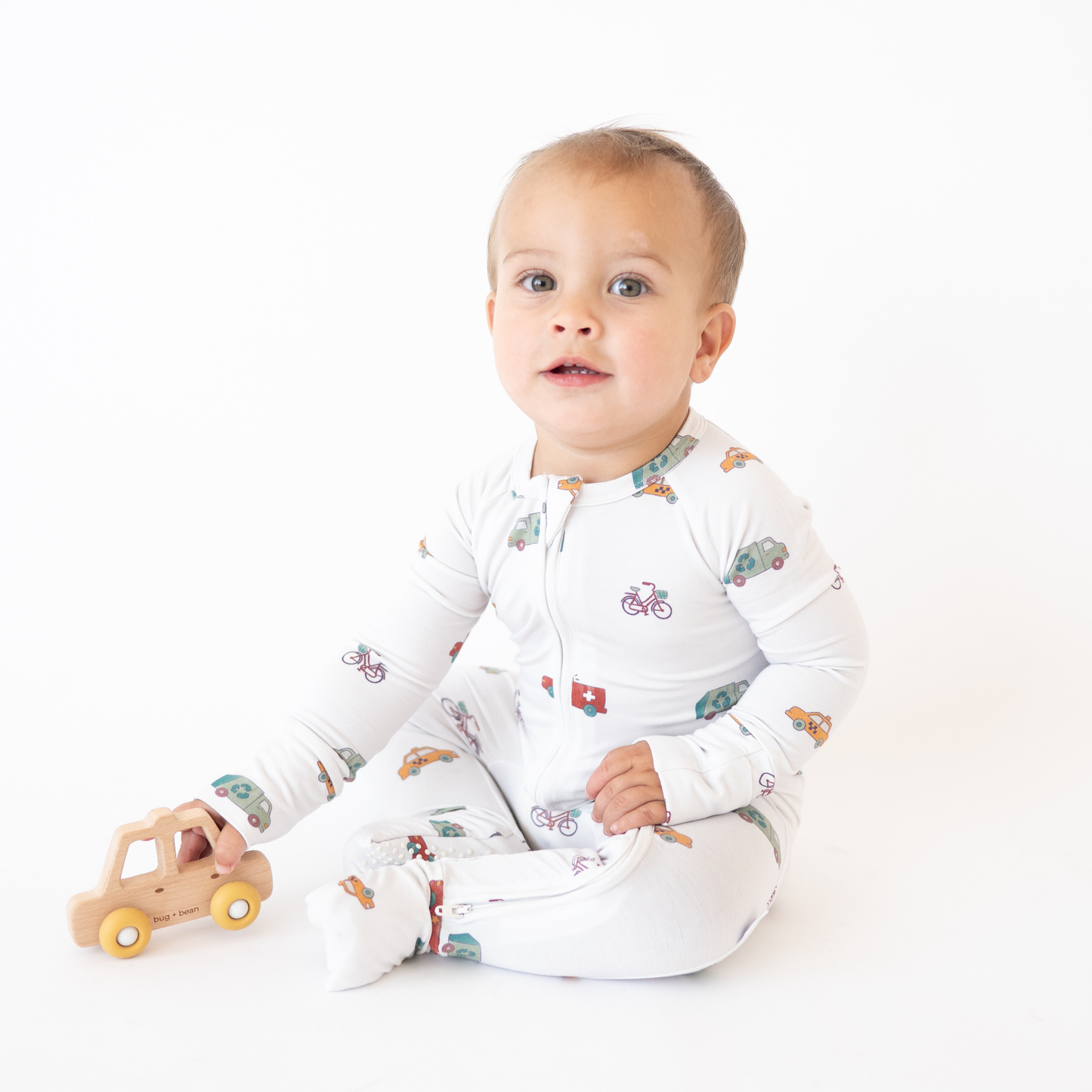 rush hour bamboo 2-way convertible zip romper