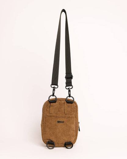 corduroy teddy crossbody sling