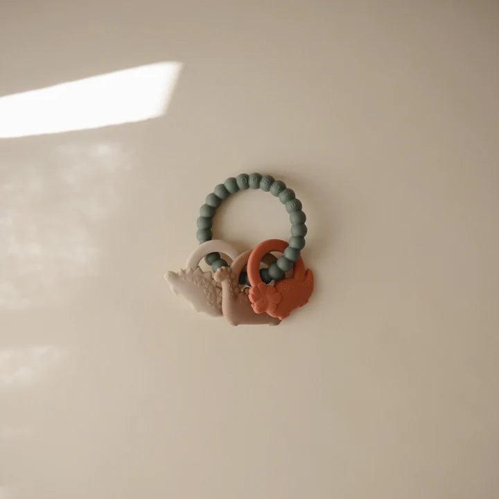 dino teething ring