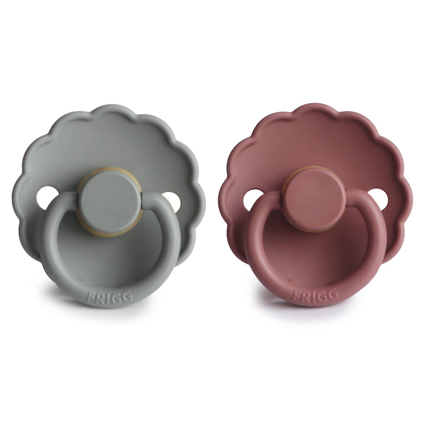 FRIGG Daisy Natural Rubber Pacifier 2-Pack - Ivory Soul