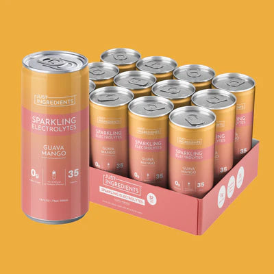 guava mango sparkling electrolytes, 12 pack