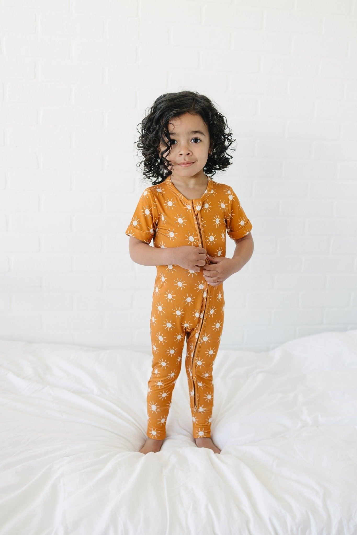 Golden Hour Bamboo Zippy Romper