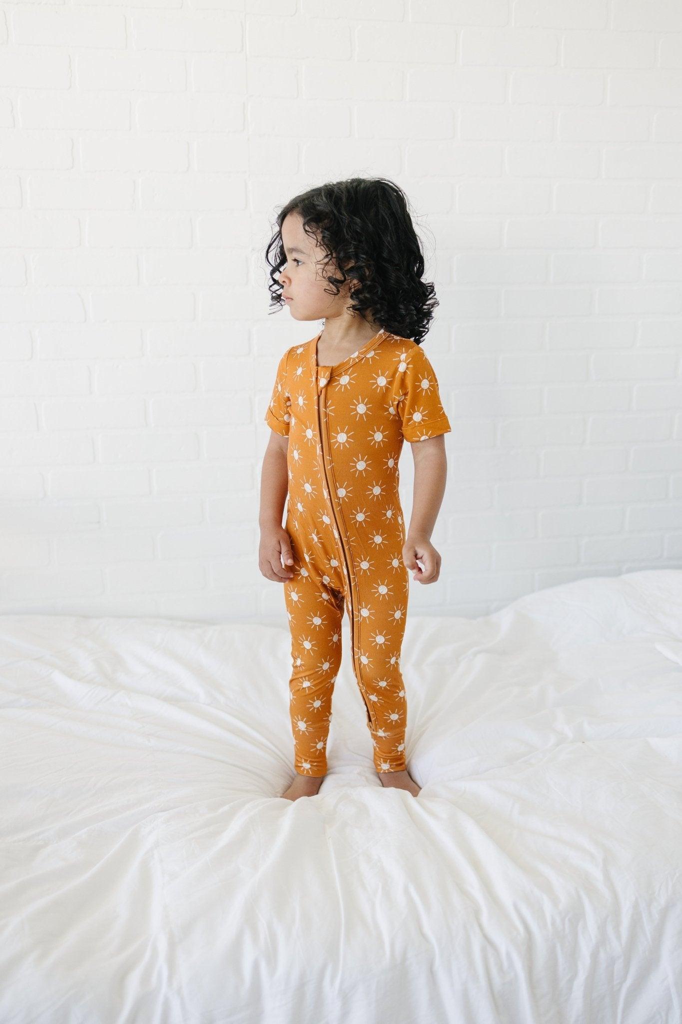 Golden Hour Bamboo Zippy Romper