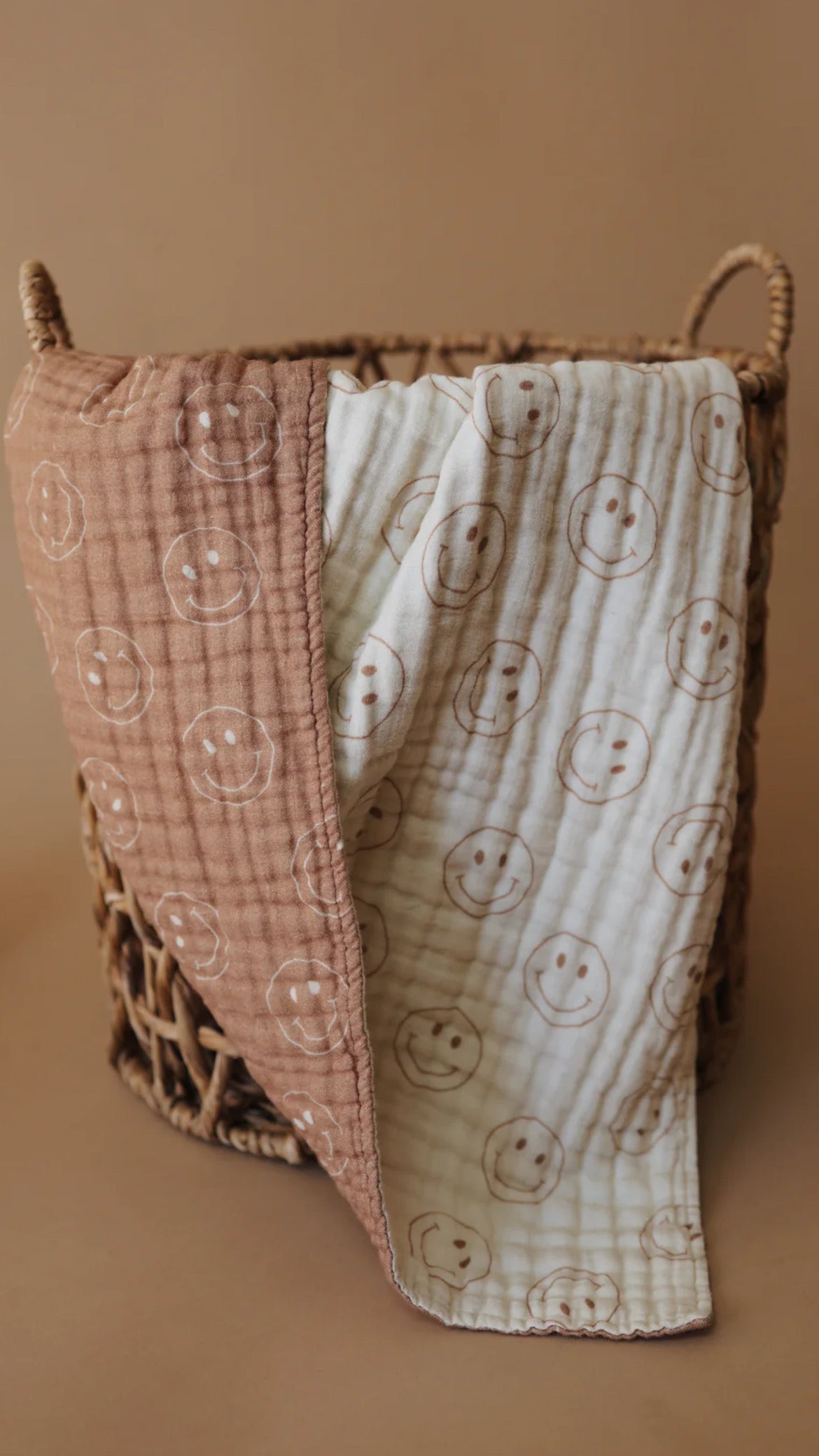 Muslin Quilt | Tan & Ivory Smile - Ivory Soul