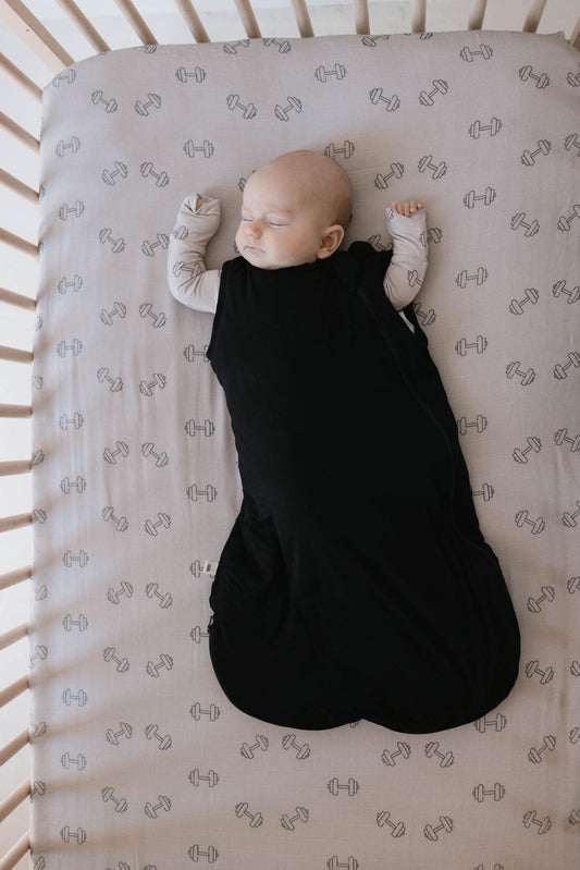 Bamboo Sleep Sack | Midnight Black - Ivory Soul