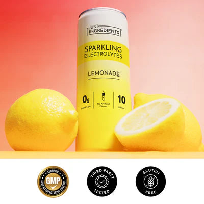 lemonade sparkling electrolytes, 12 pack