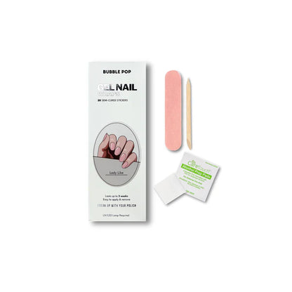 lady like, gel wrap