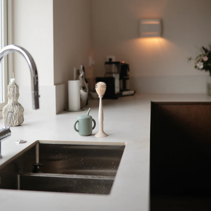 silicone baby bottle brush