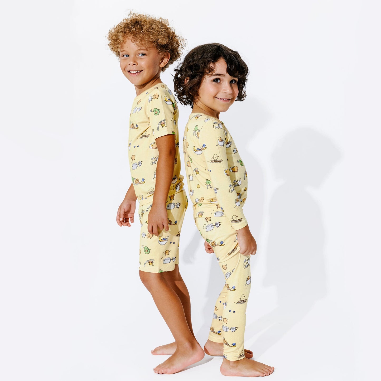 Love You Brunches Bamboo Kids Pajama Short Set