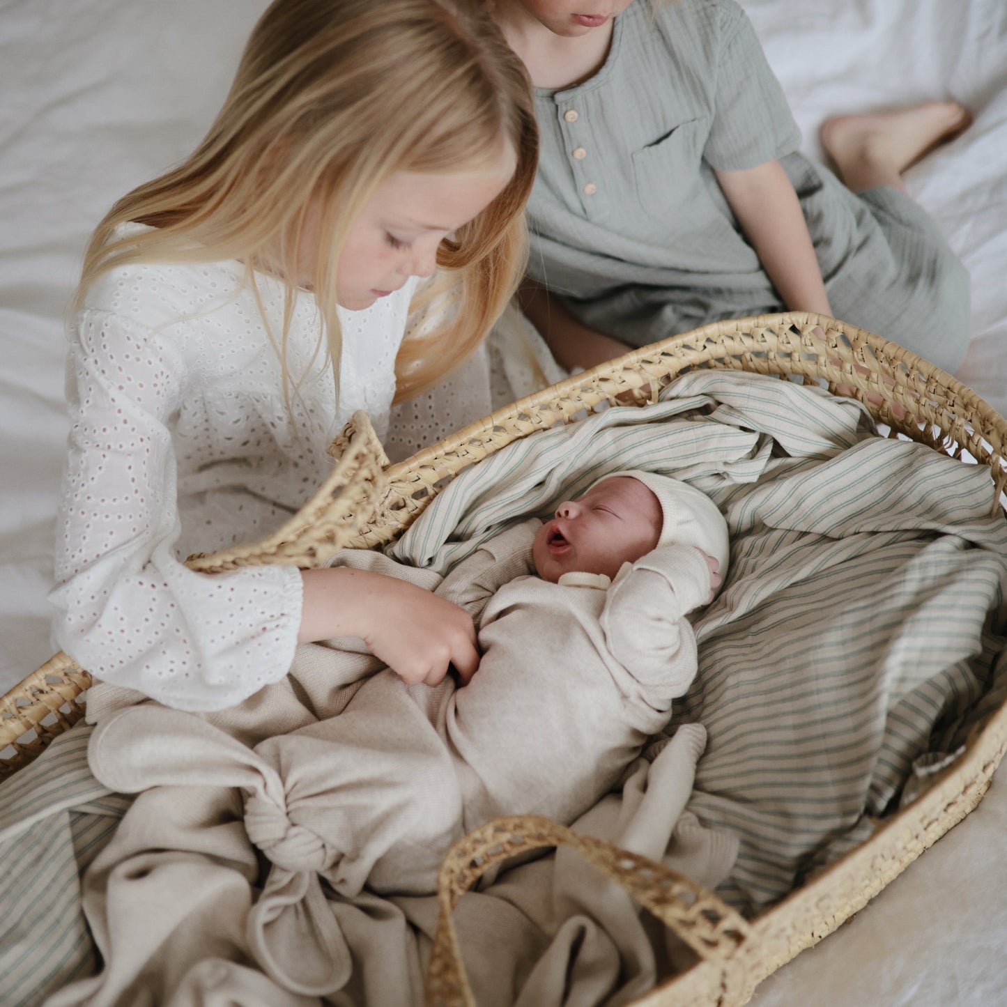 Organic Cotton Muslin Swaddle Blanket