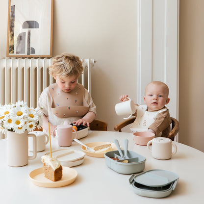 round dinnerware plates, set of 2 - Ivory Soul