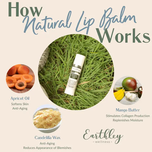natural lip balm - for moisturized lips