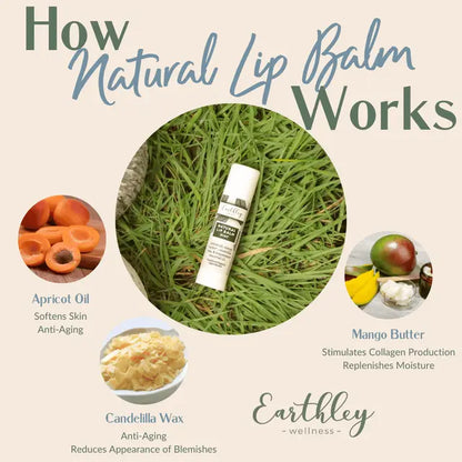 natural lip balm - for moisturized lips