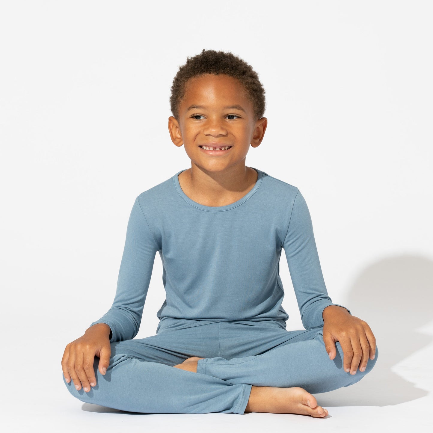 Oasis Teal Bamboo Kids Pajamas