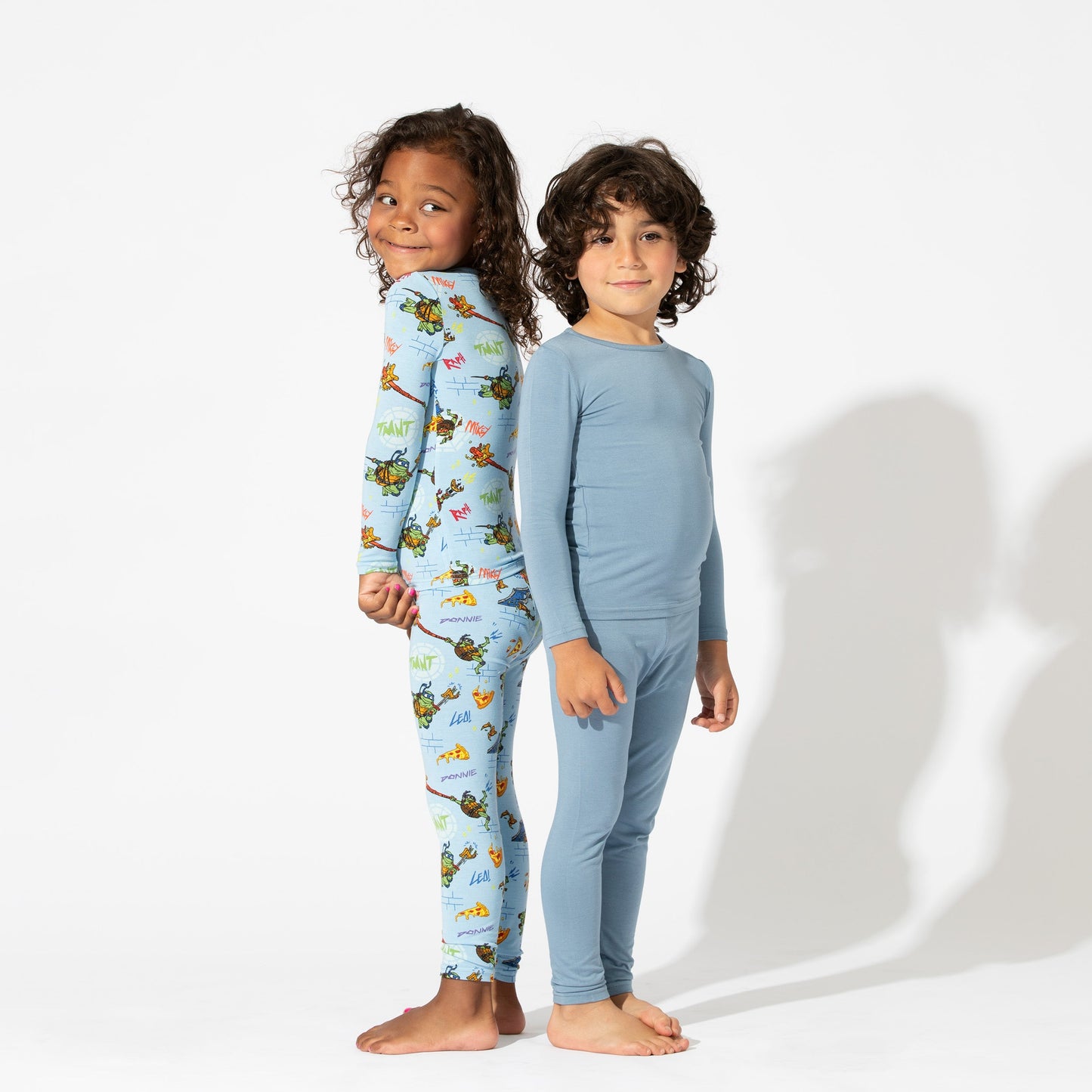 Oasis Teal Bamboo Kids Pajamas