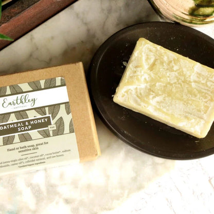 oatmeal + honey soap - for dry, damaged skin