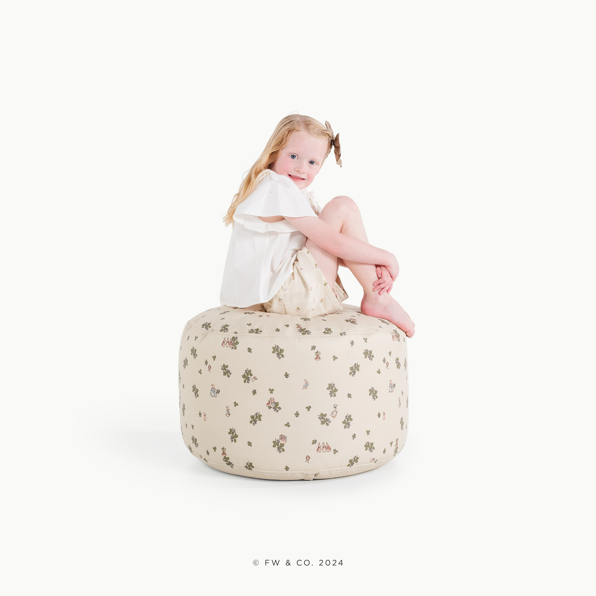 Wholesale Pouf - Ivory Soul