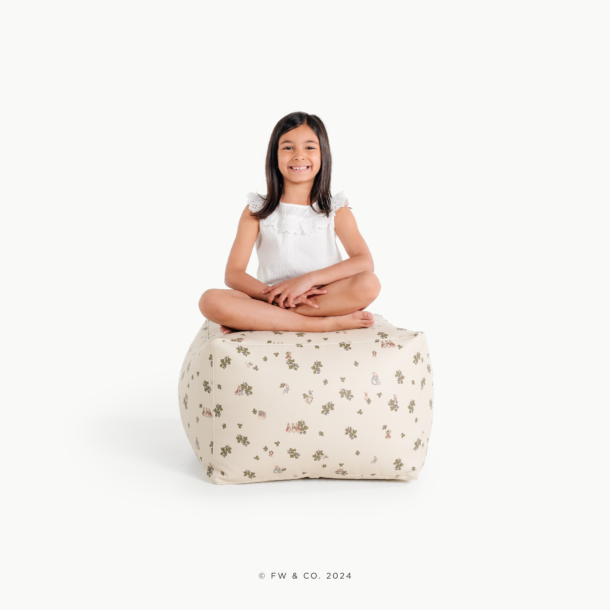 Wholesale Pouf - Ivory Soul