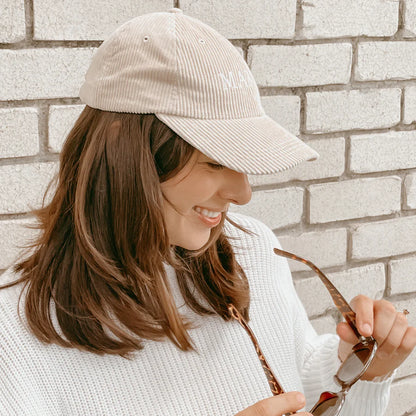 mama corduroy cap