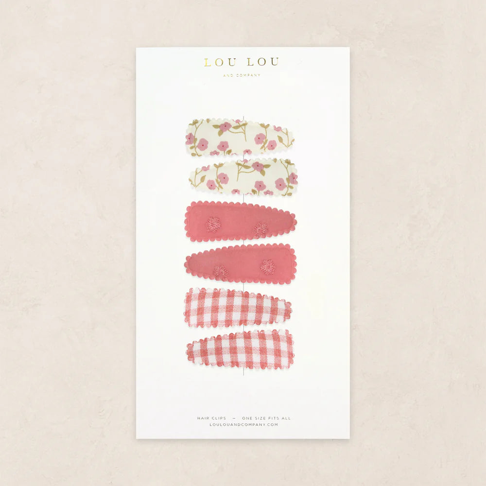 scallop snap pack - pink daisy