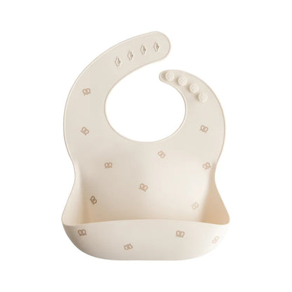 silicone baby bib - pretzel
