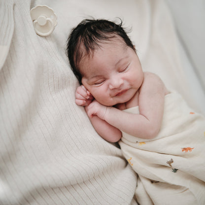 Organic Cotton Muslin Swaddle Blanket