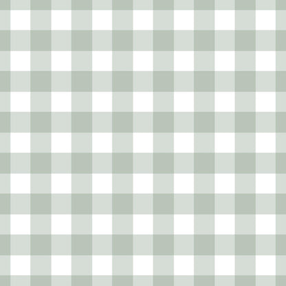 Sage Gingham 2pc Bamboo Pajama Set