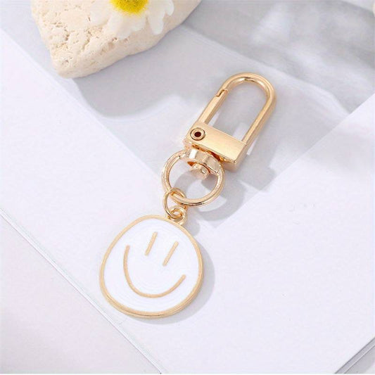 happy face keychain