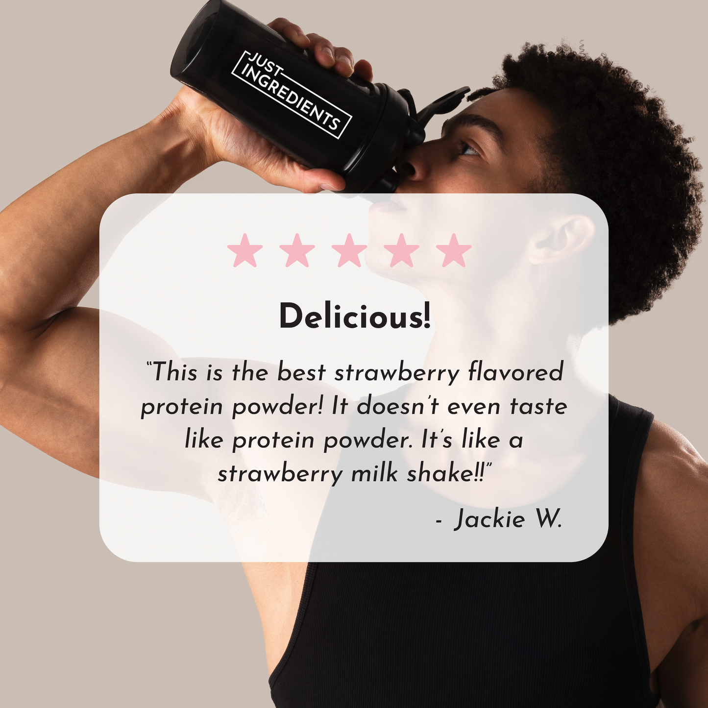 strawberries and cream protein powder - NSF