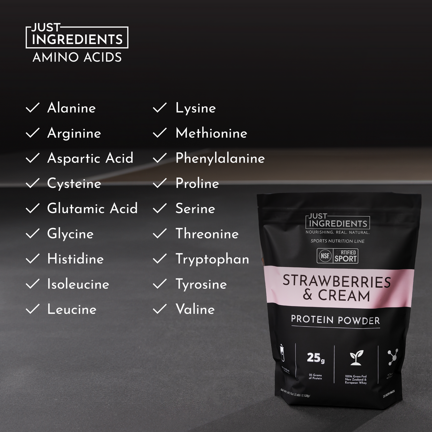 strawberries and cream protein powder - NSF