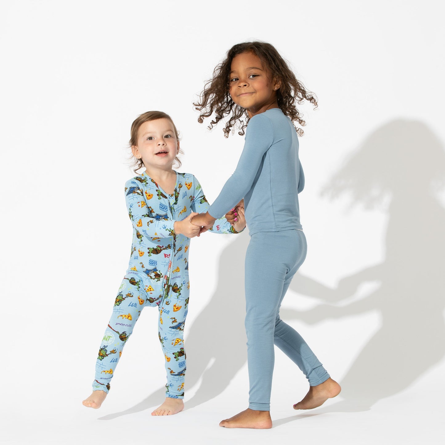 Oasis Teal Bamboo Kids Pajamas