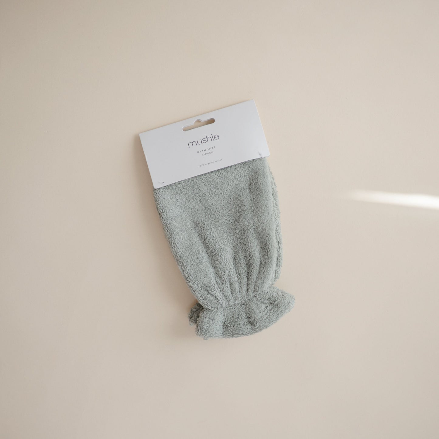 Organic Cotton Bath Mitt 2-Pack