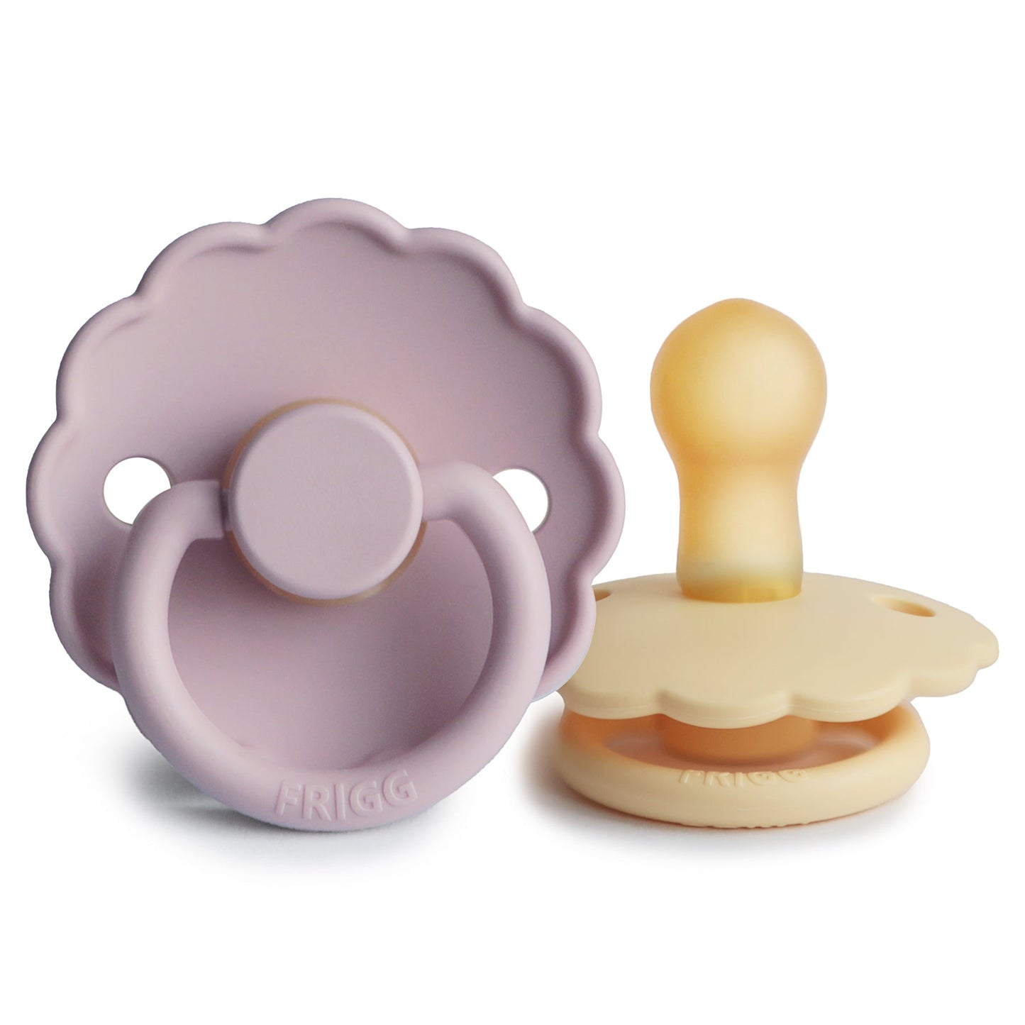 FRIGG Daisy Natural Rubber Pacifier 2-Pack - Ivory Soul