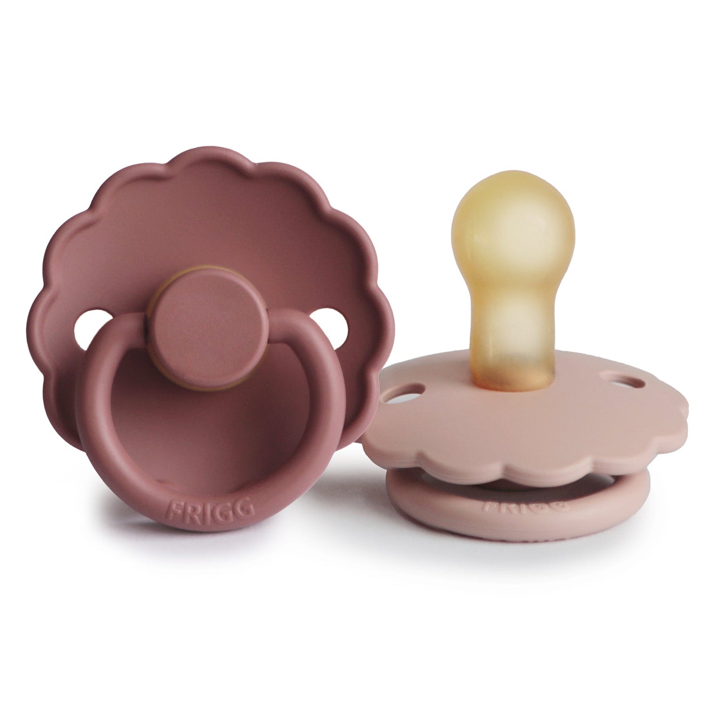 FRIGG Daisy Natural Rubber Pacifier 2-Pack - Ivory Soul