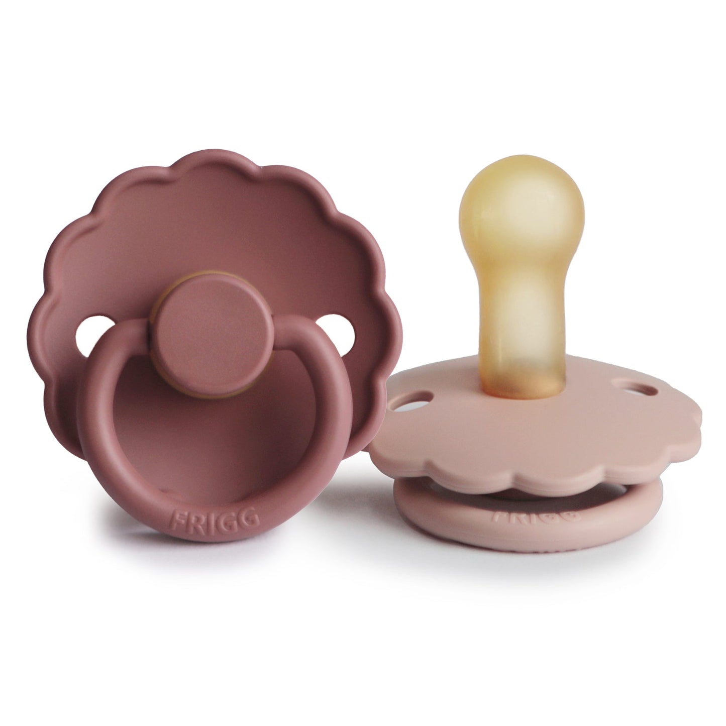 FRIGG Daisy Natural Rubber Pacifier 2-Pack - Ivory Soul