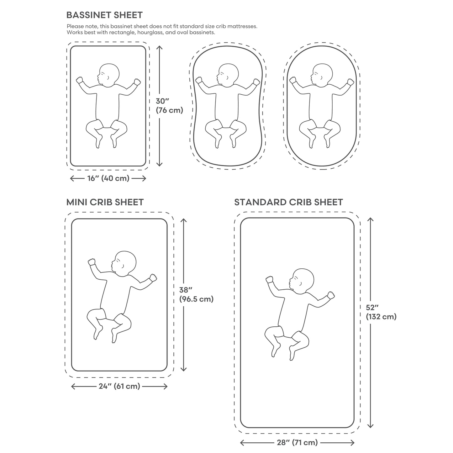 Extra Soft Bassinet Muslin Crib Sheet