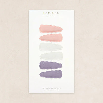 scallop snap pack - white floral