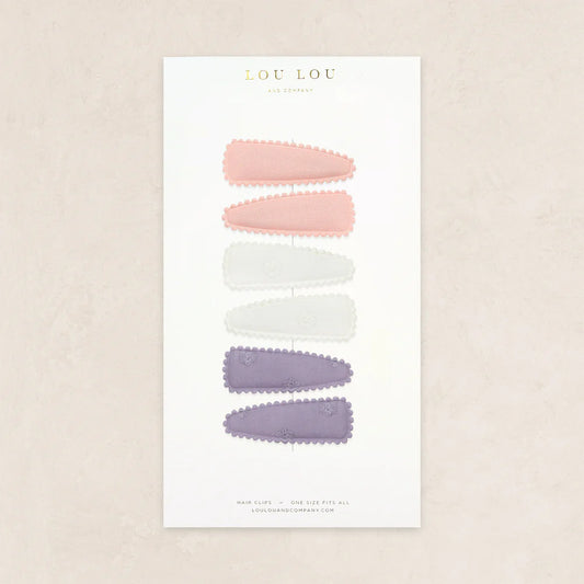 scallop snap pack - white floral